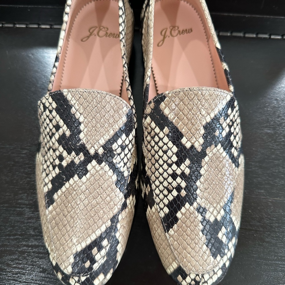 JCrew shoes size 5 snake print New